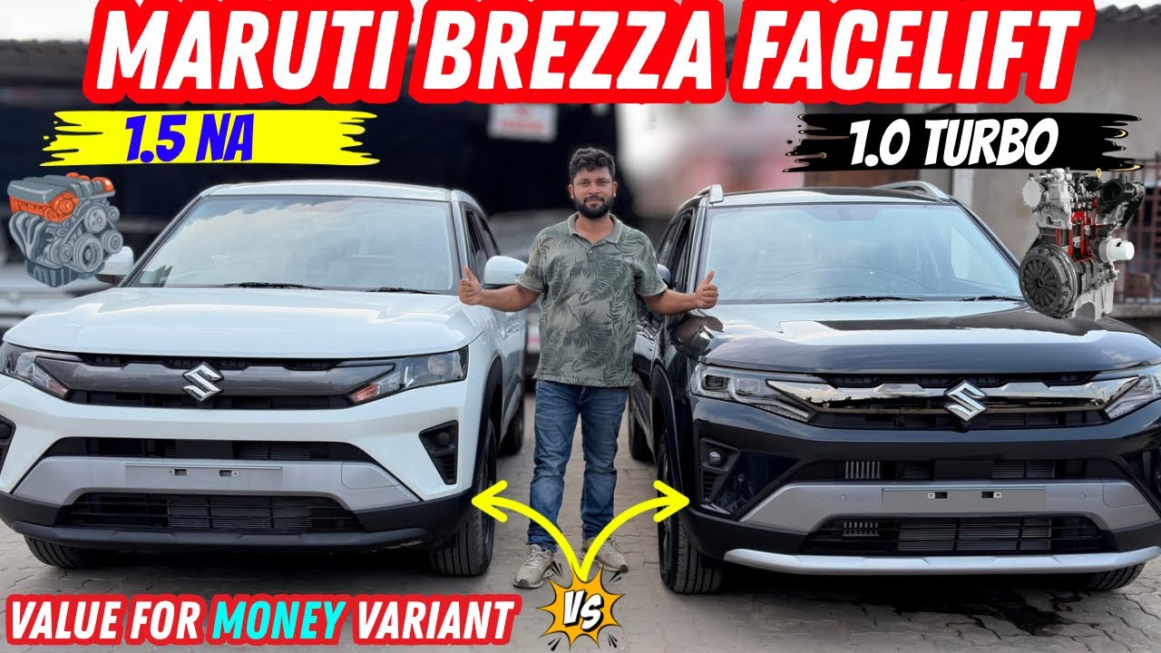 Maruti Brezza Facelift 1.5 NA or 1.0 Turbo Which is Best 🤔 Ethenol के साथ Zxi,Vxi,Lxi