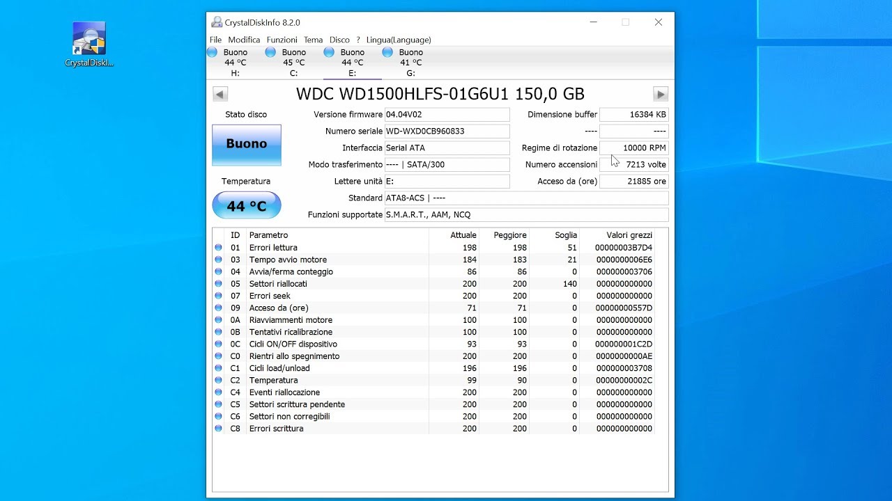 Video Guida - Come Analizzare Disco di Memoria con CrystalDiskInfo