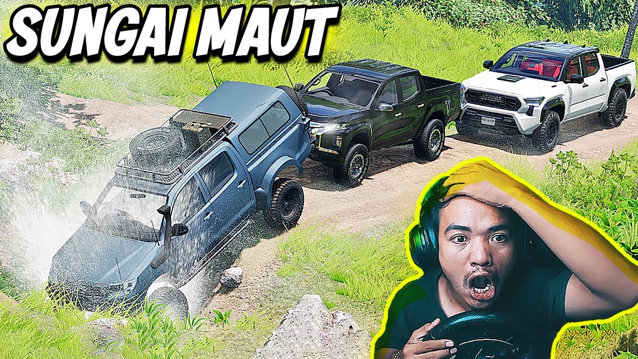 Challenges Mobil VS Sungai Maut - BeamNG.Drive