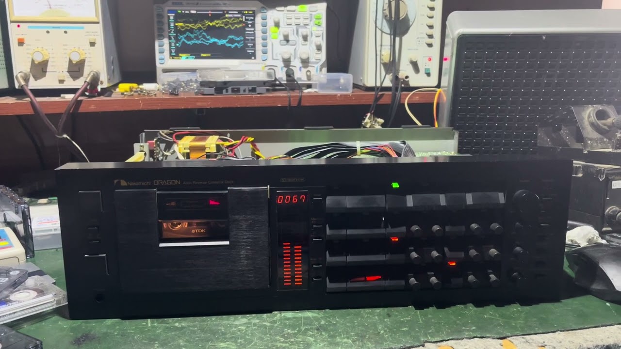 NAKAMICHI DRAGON test thông số trước khi giao máy 