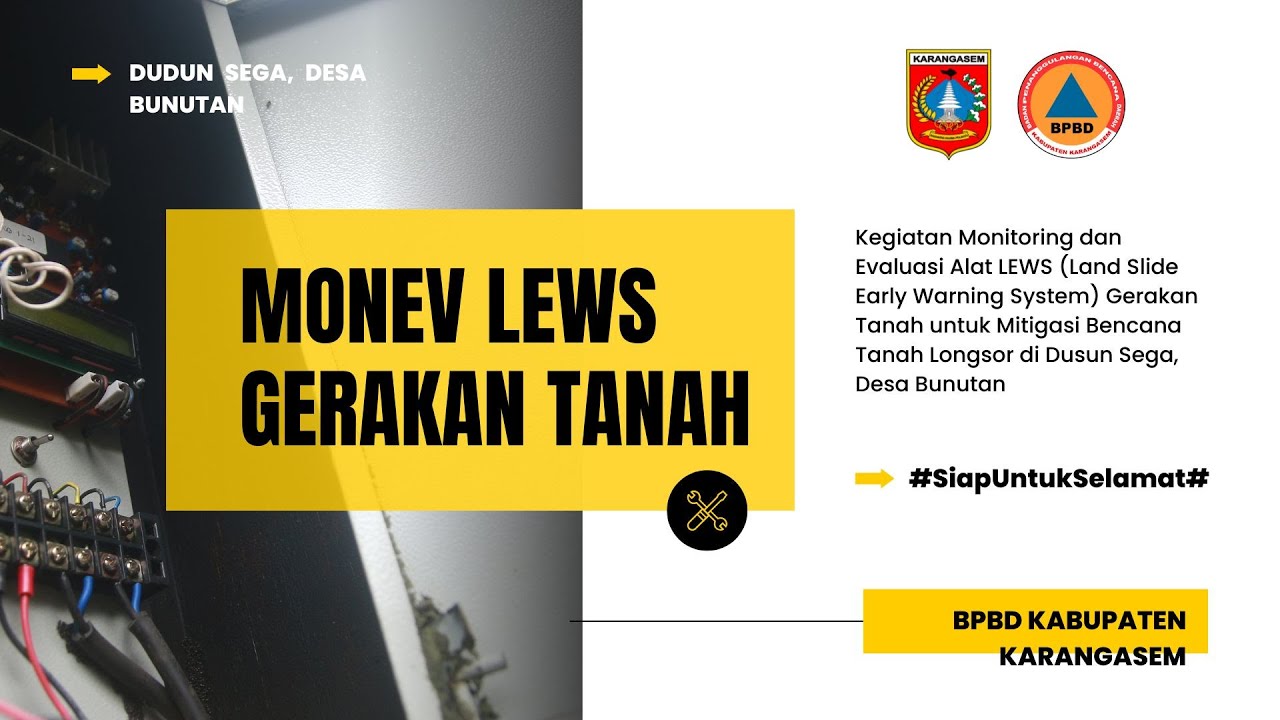 MONEV ALAT LEWS GERAKAN TANAH 2026