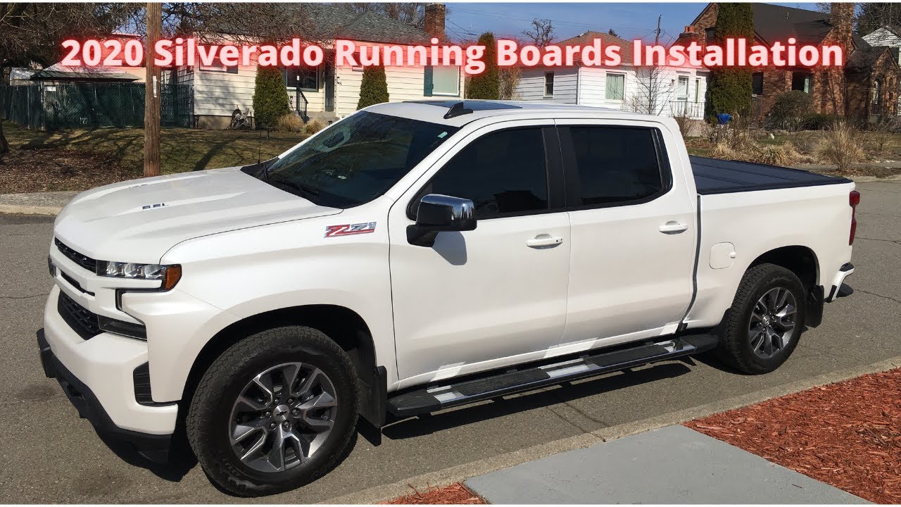 Как установить подножки на Chevrolet Silverado 2020 года