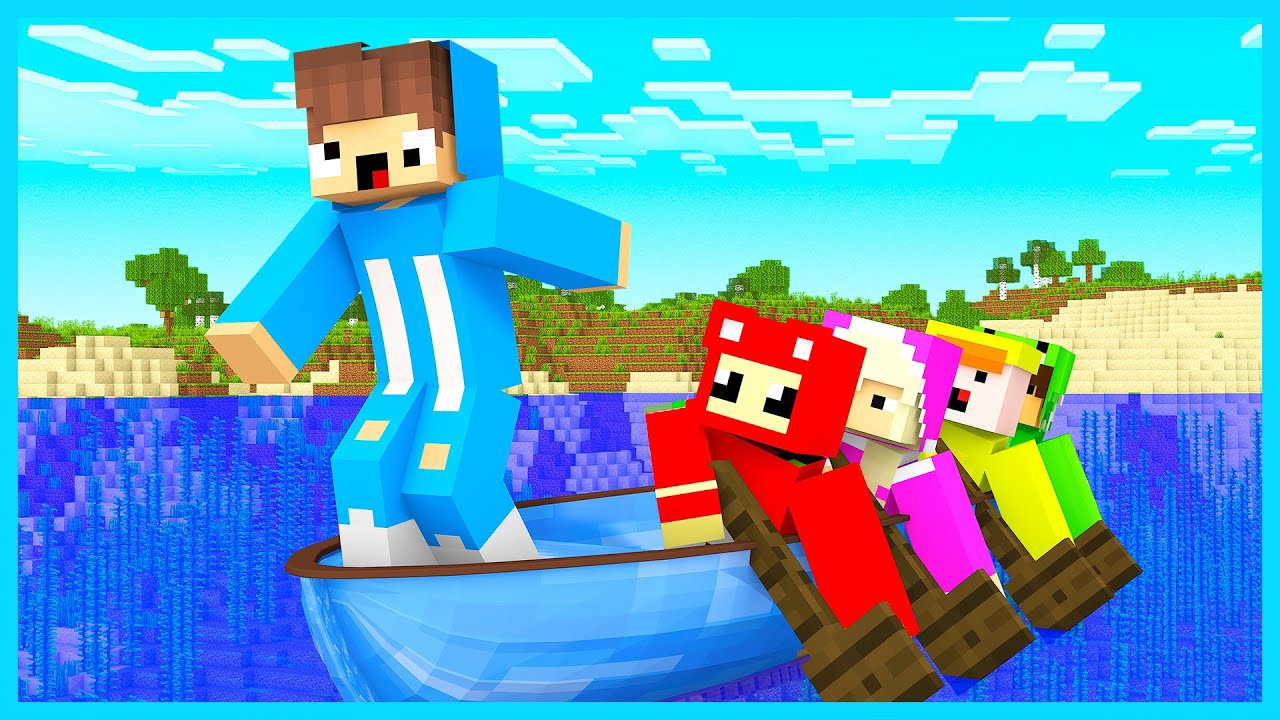 MIPAN & ZUZUZU BUAT PERAHU PACU JALUR PALING CEPAT DI MINECRAFT! JOGET AURA FARMING