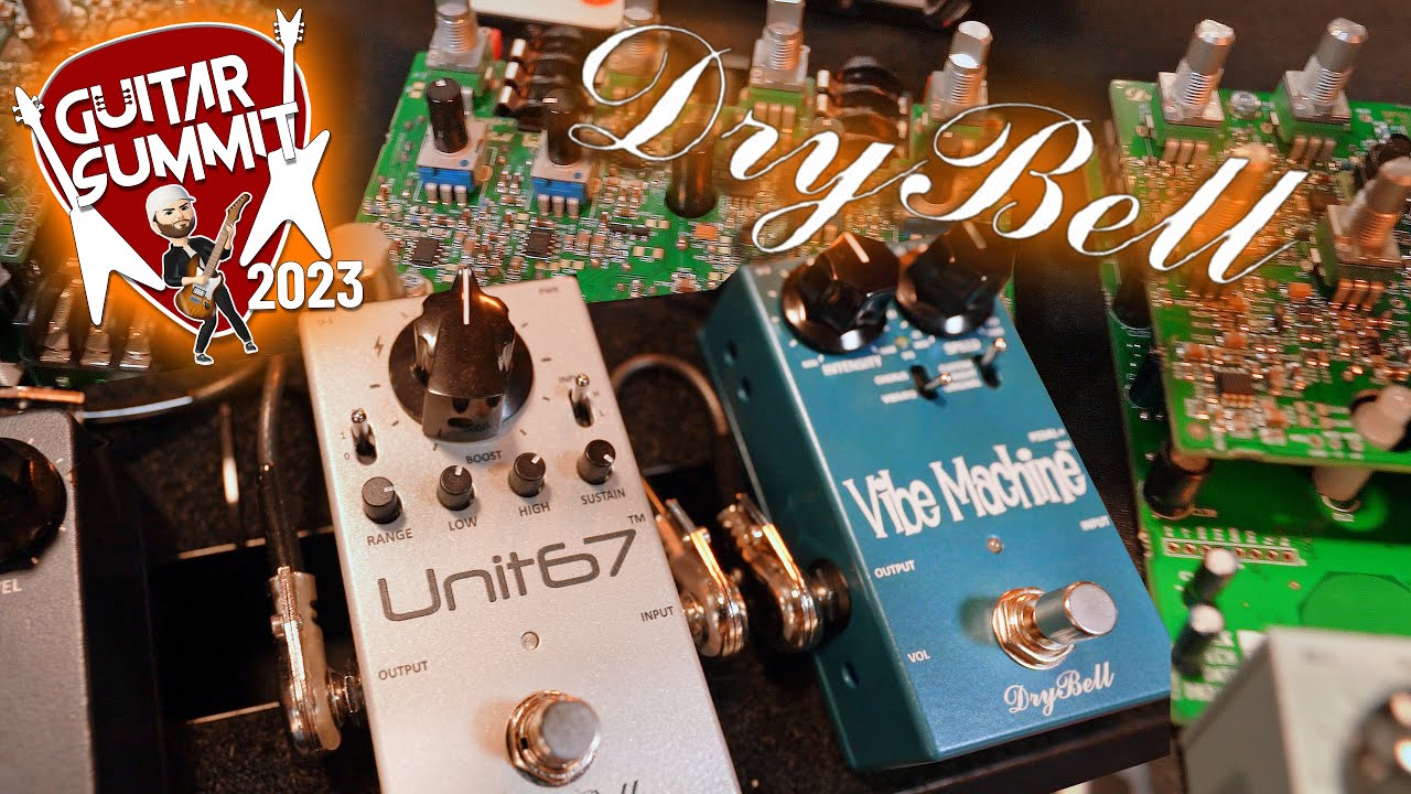 DryBell Guitar Pedals, Vintage Vibes! | Guitar Summit 2023