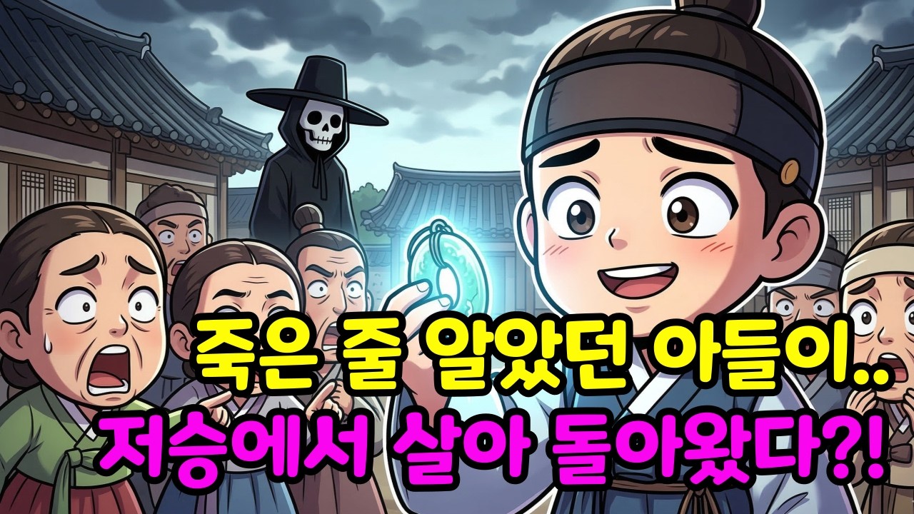 어머니 살리려 저승 문을 두드린 청년, 세 가지 시험 끝에 벌어진 일 | 야담 옛날이야기 민담 전설 설화