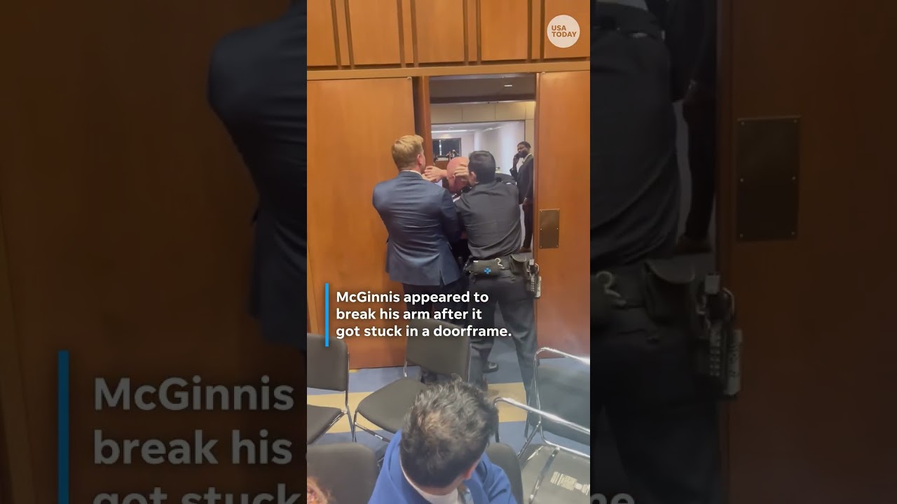 Former Marine violently dragged out of congressional hearing after protesting Iran war
