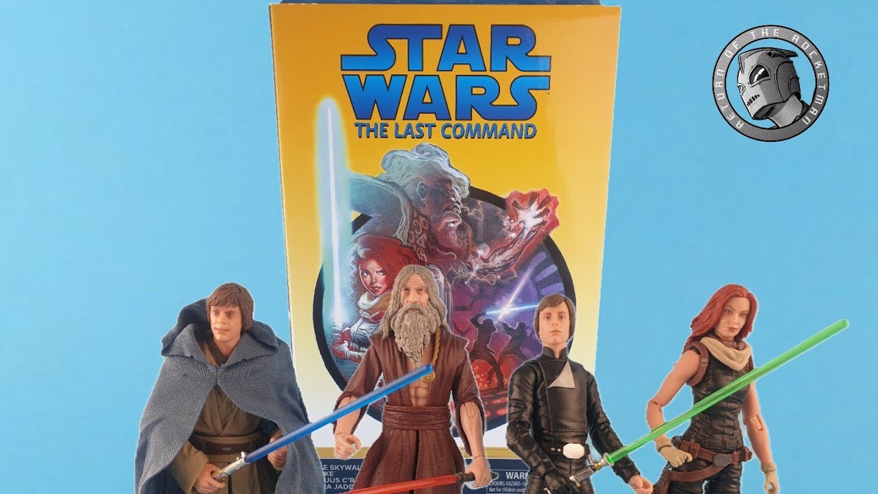 STAR WARS BLACK SERIES THE LAST COMMAND ACTION FIGURE SET UNBOXING REVIEW