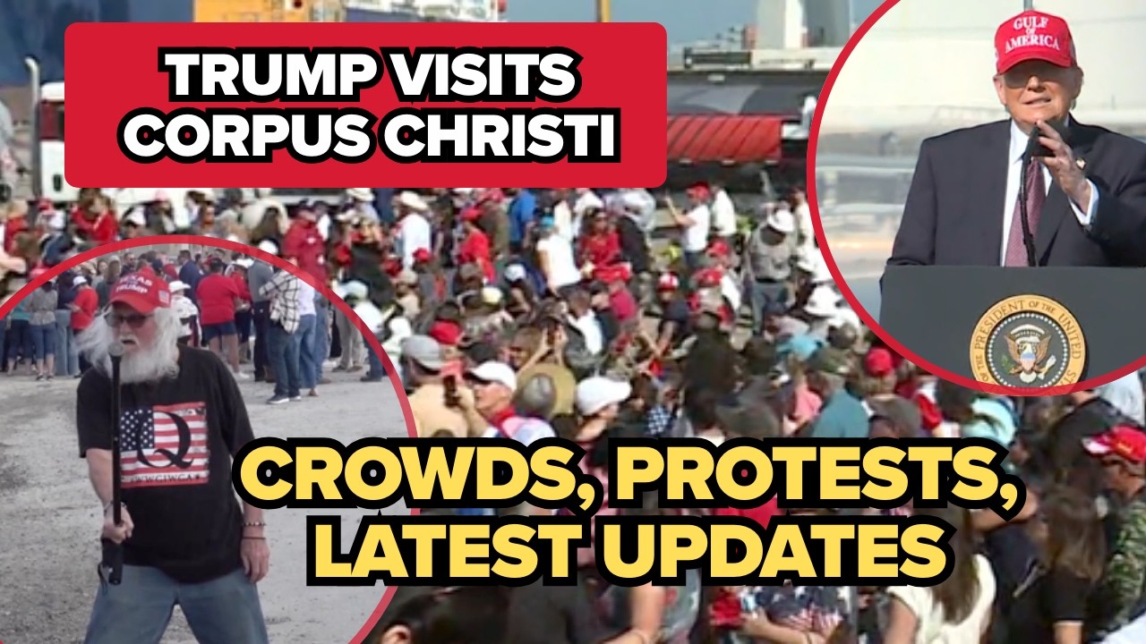 LIVE COVERAGE: Trump remarks soon at the port as supporters gather in Corpus Christi