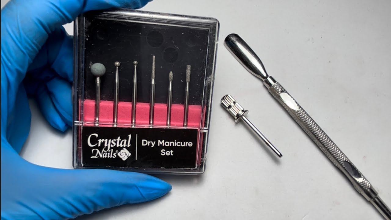 Punte Fresa:parte 2 ||Set DRY MANICURE CRYSTAL NAILS