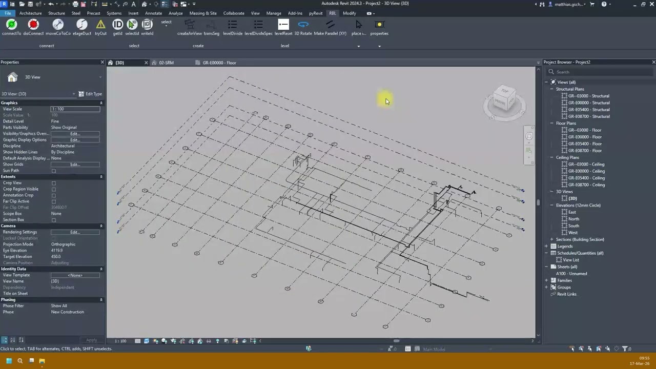 RBL - Revit - Programming - Python - importIFC