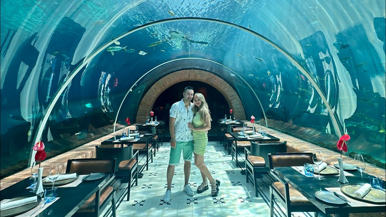Koral 🤩🐚 Романтический ужин в окружении океана ✨ Bali’s First Aquarium Restaurant