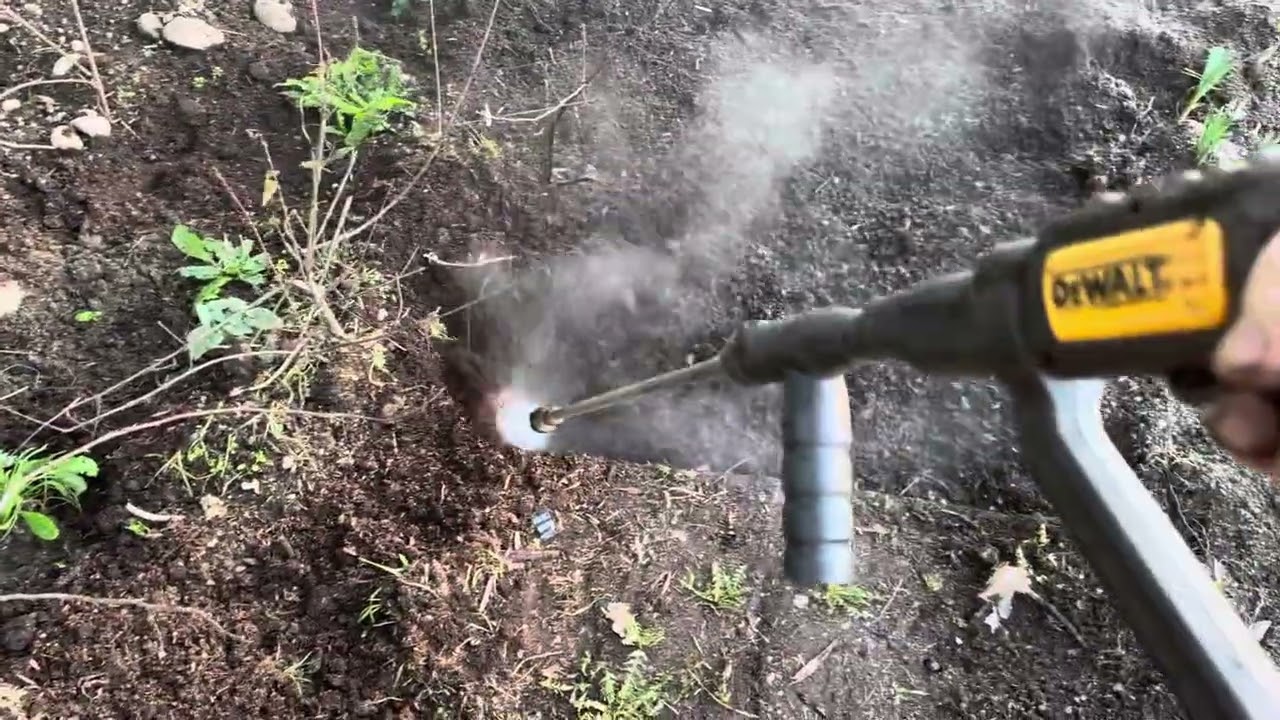 How to grow food with a pressure washer Hydrotilling plant plants