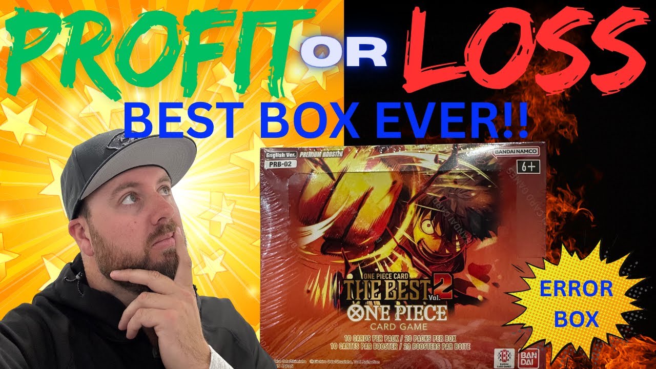 INSANE PULLS from PRB-02 One Piece!! Profit or Loss?! ERROR BOX?!?