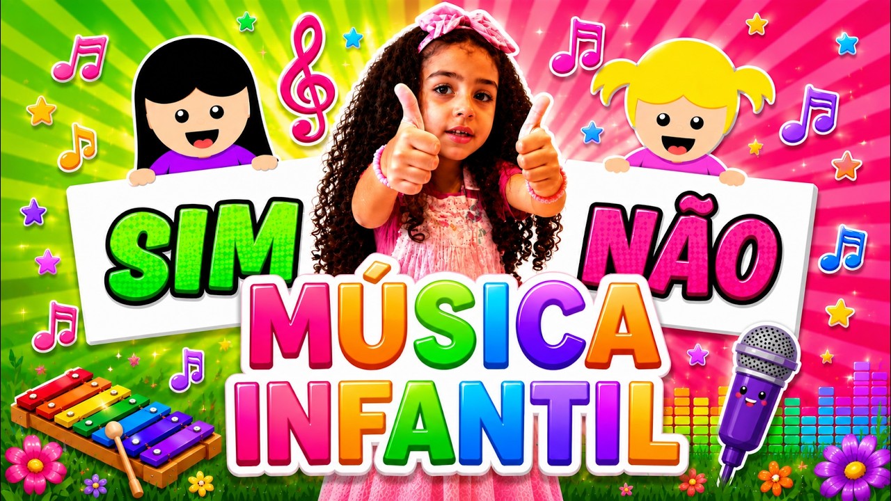MÚSICA SIM OU NÃO/ANIMADINHOS/MÚSICA INFANTIL/COREOGRAFIA COM SOFIA!!! 😍