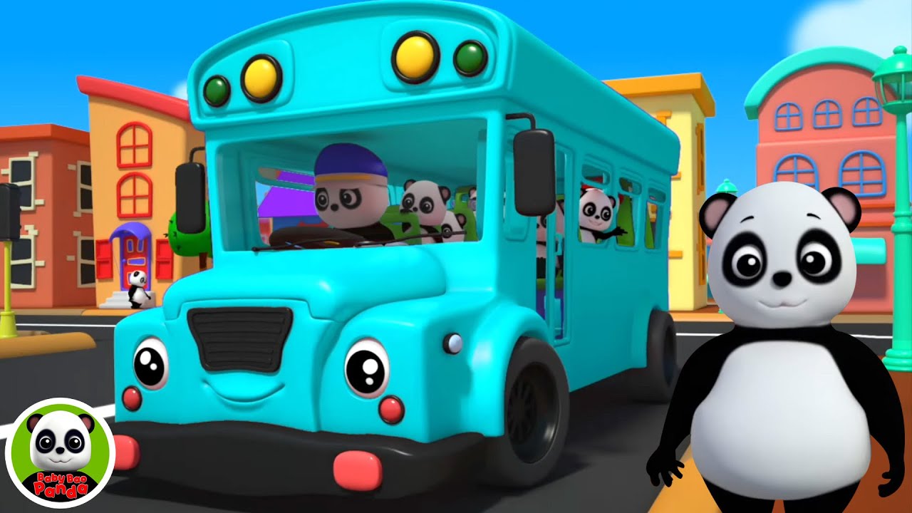 Rodas do ônibus + Coleção de rimas para crianças por Baby Bao Panda