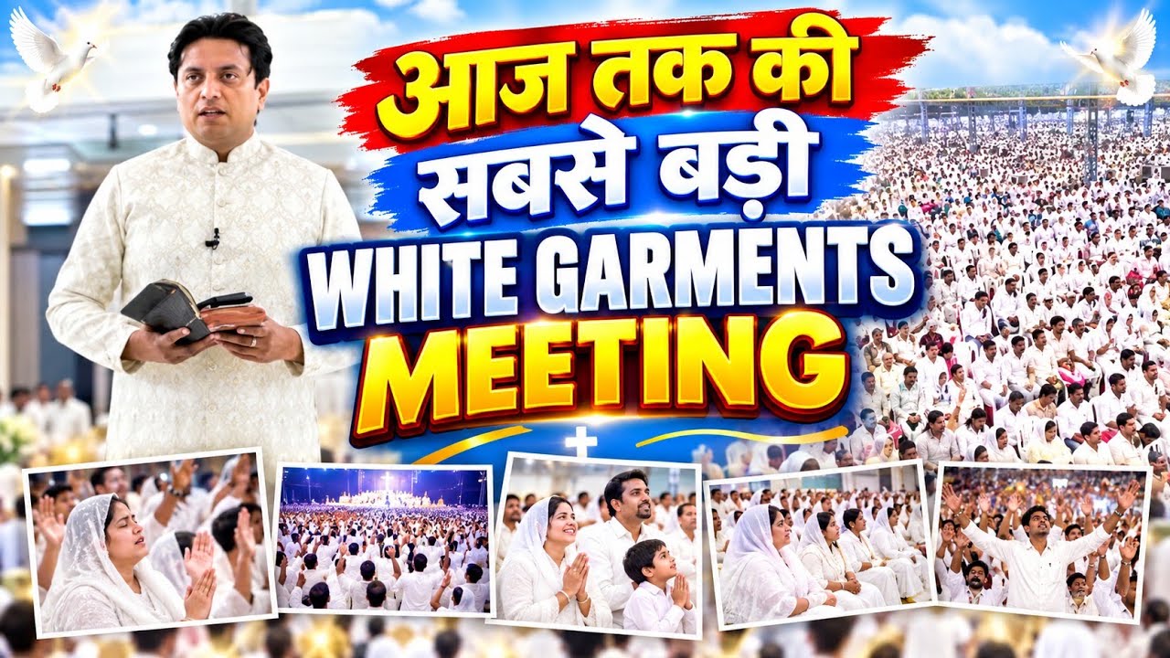 सबसे बड़ी White Garment meeting | Apostle Ankur Narula | Bible Vachan | Ankur Narula Ministries