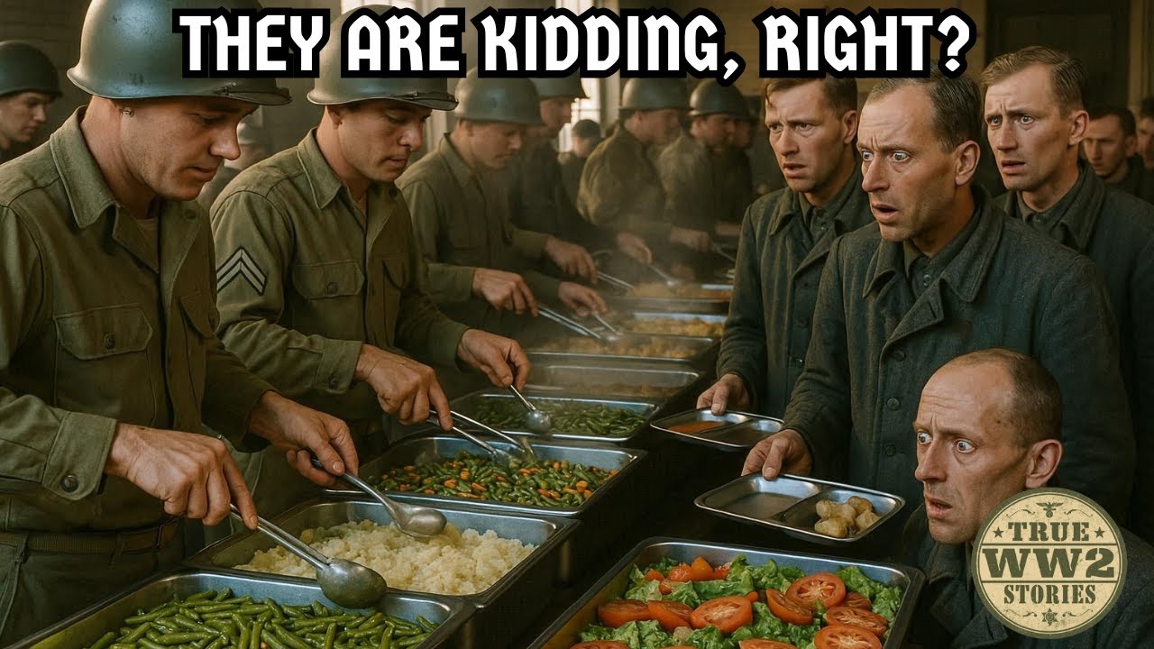 German POWs JOKED about U.S. Cafeterias — Until They Lined Up Daily