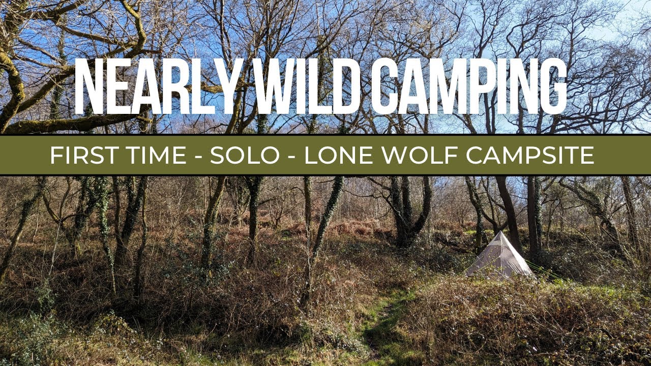 Lone Wolf Campsite - Solo Camp In Woods - ASMR