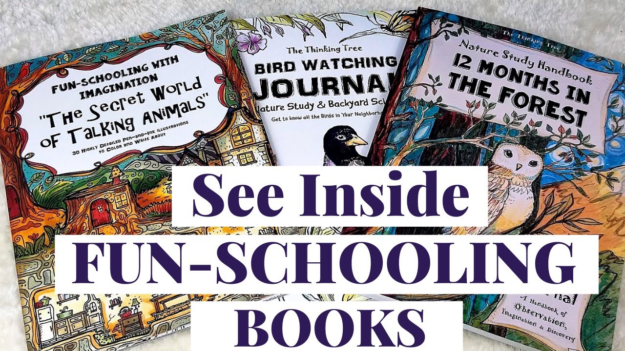 SEE INSIDE THE THINKING TREE FUN SCHOOLING BOOKS | Flip through birds, animals, and nature journals