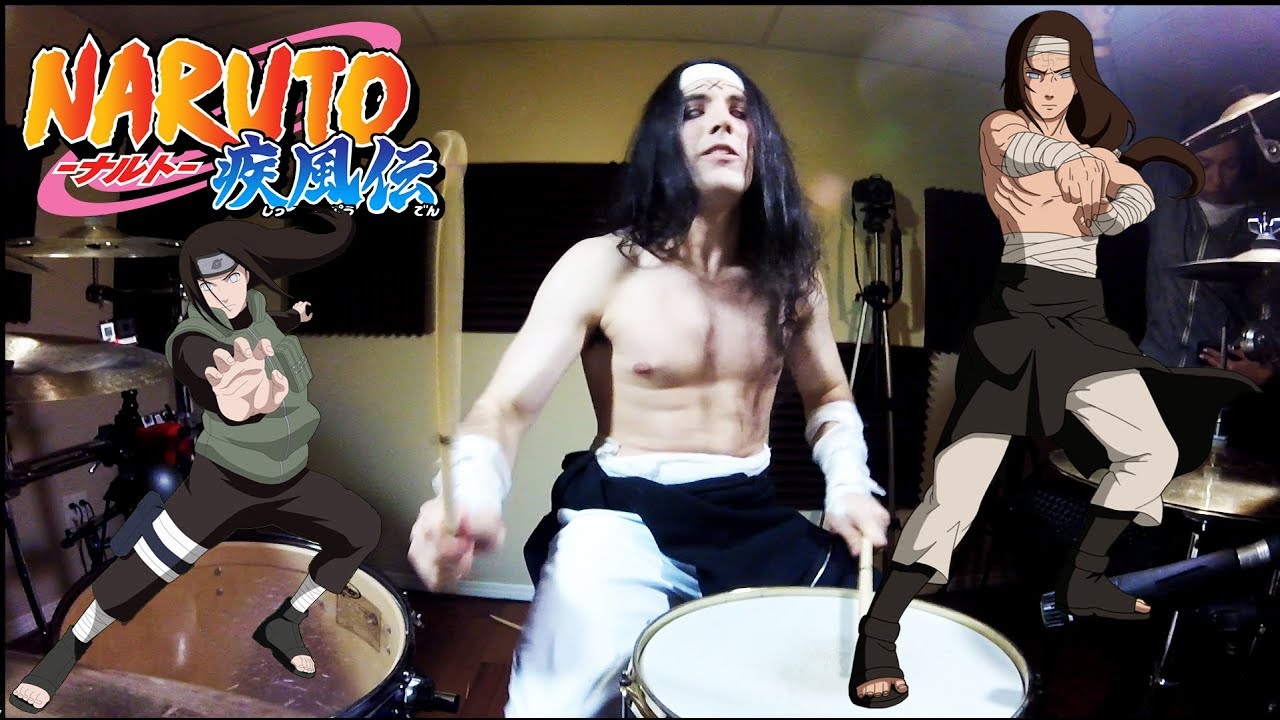 Kin | NEJI ON DRUMS | NARUTO MEDLEY | Drum Cover (Studio Quality)