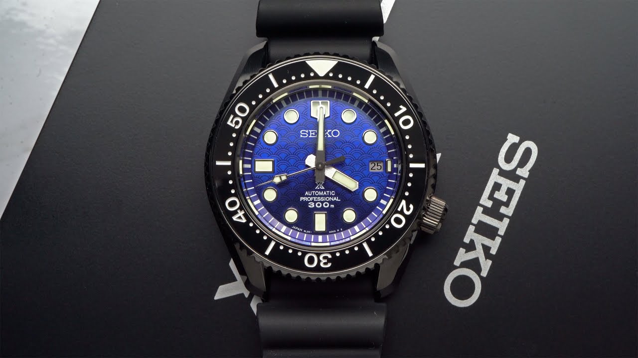The Big Beauty - Seiko Marinemaster 300 SLA053 Seigaiha 青海波