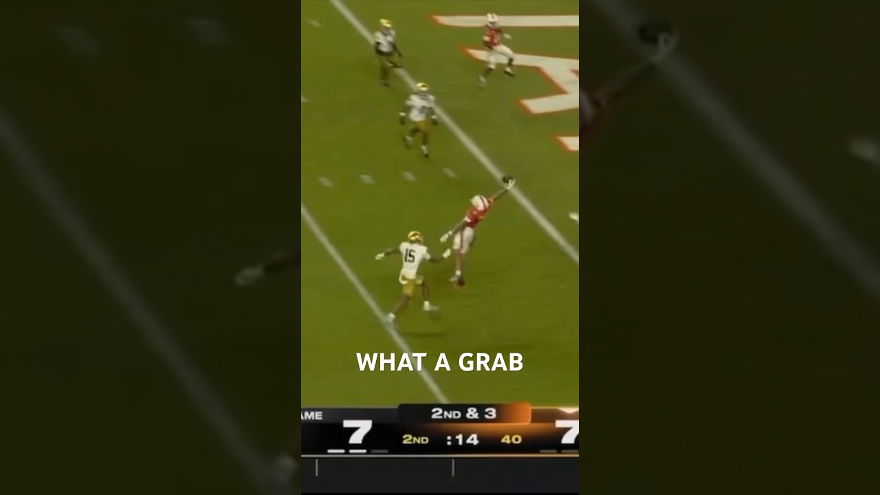 CJ Daniels one handed touchdown catch #collegefootball #miami