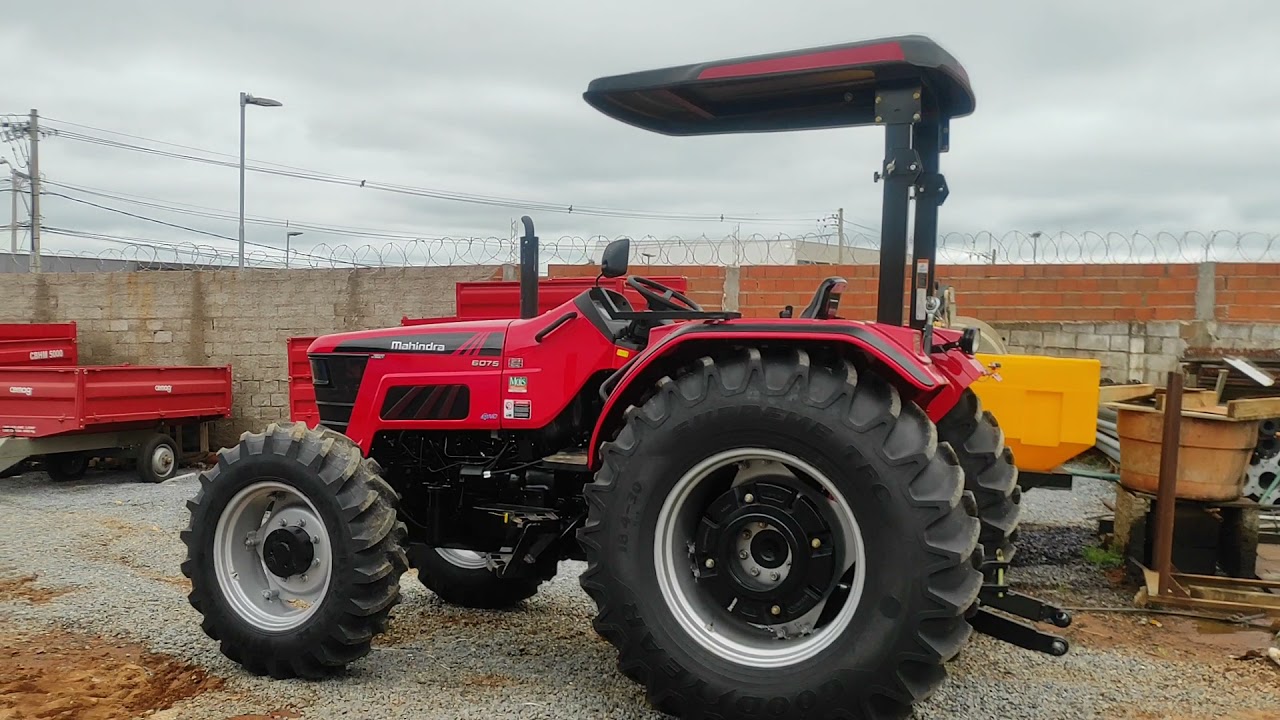 Trator Mahindra 80cv Modelo 6075, com at&eacute; 5 anos de Garantia.