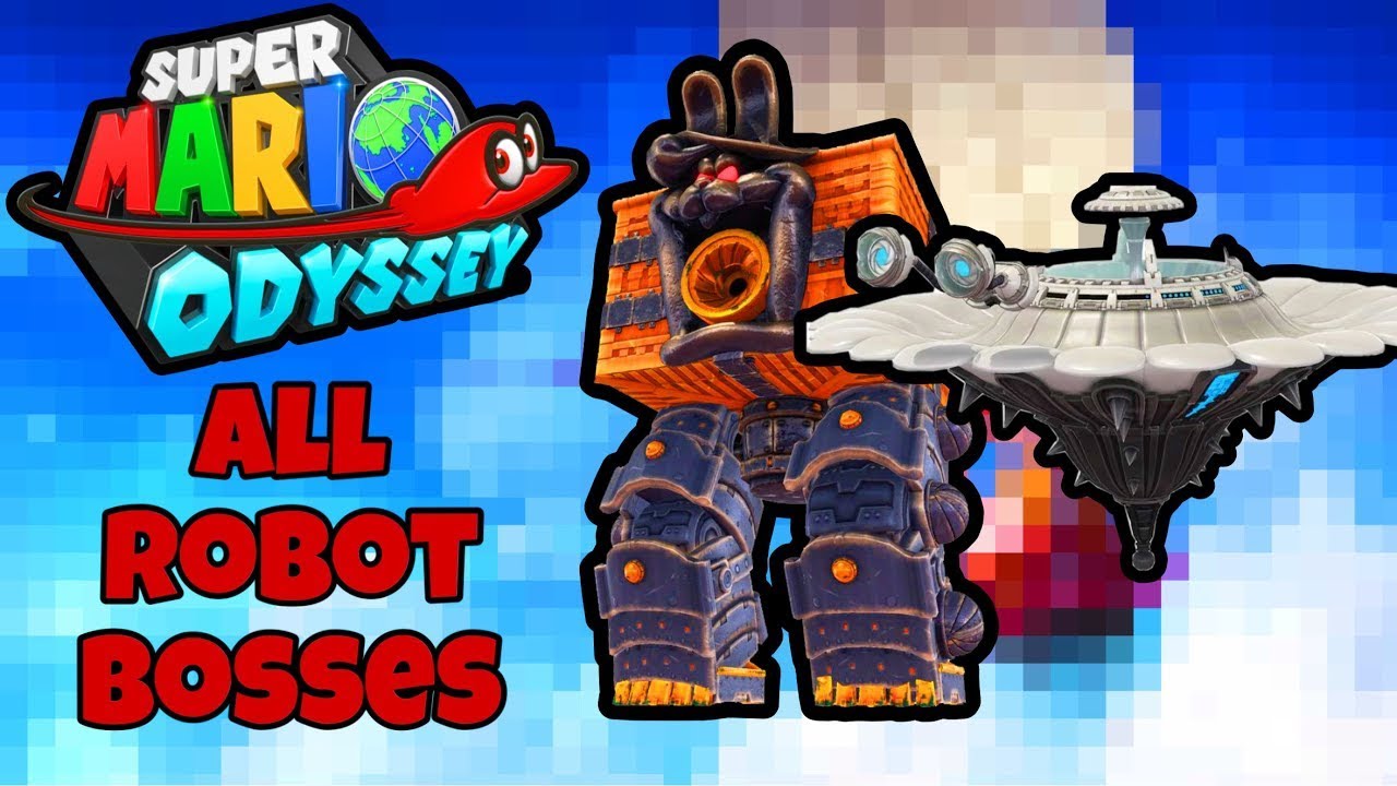 Super Mario Odyssey - All Robot Bosses