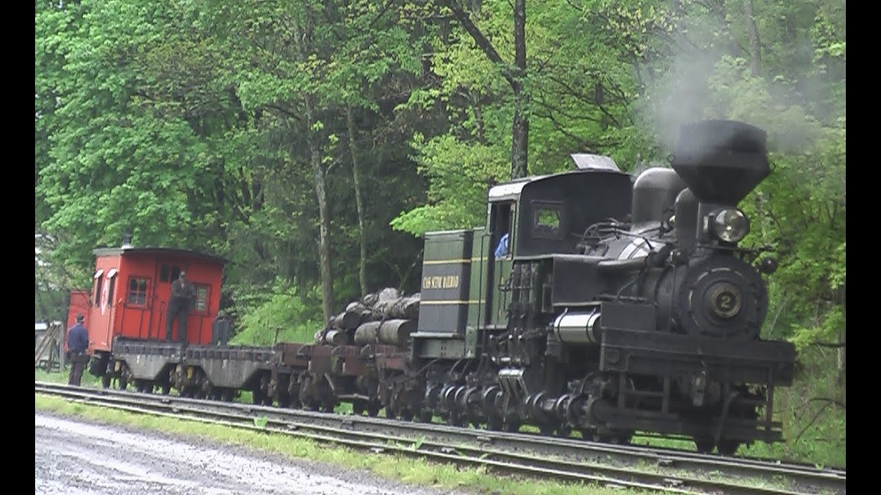 Cass Railfan Weekend 2008, Friday Prep. & Sat. Double Header ride, Part 1 HD