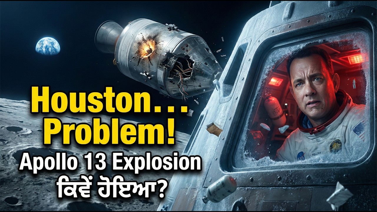 Apollo 13: ਚੰਦਰਮਾ ਤੋਂ ਪਹਿਲਾਂ ਮੌਤ ਦਾ ਖ਼ਤਰਾ 😱 | NASA Survival Mission
