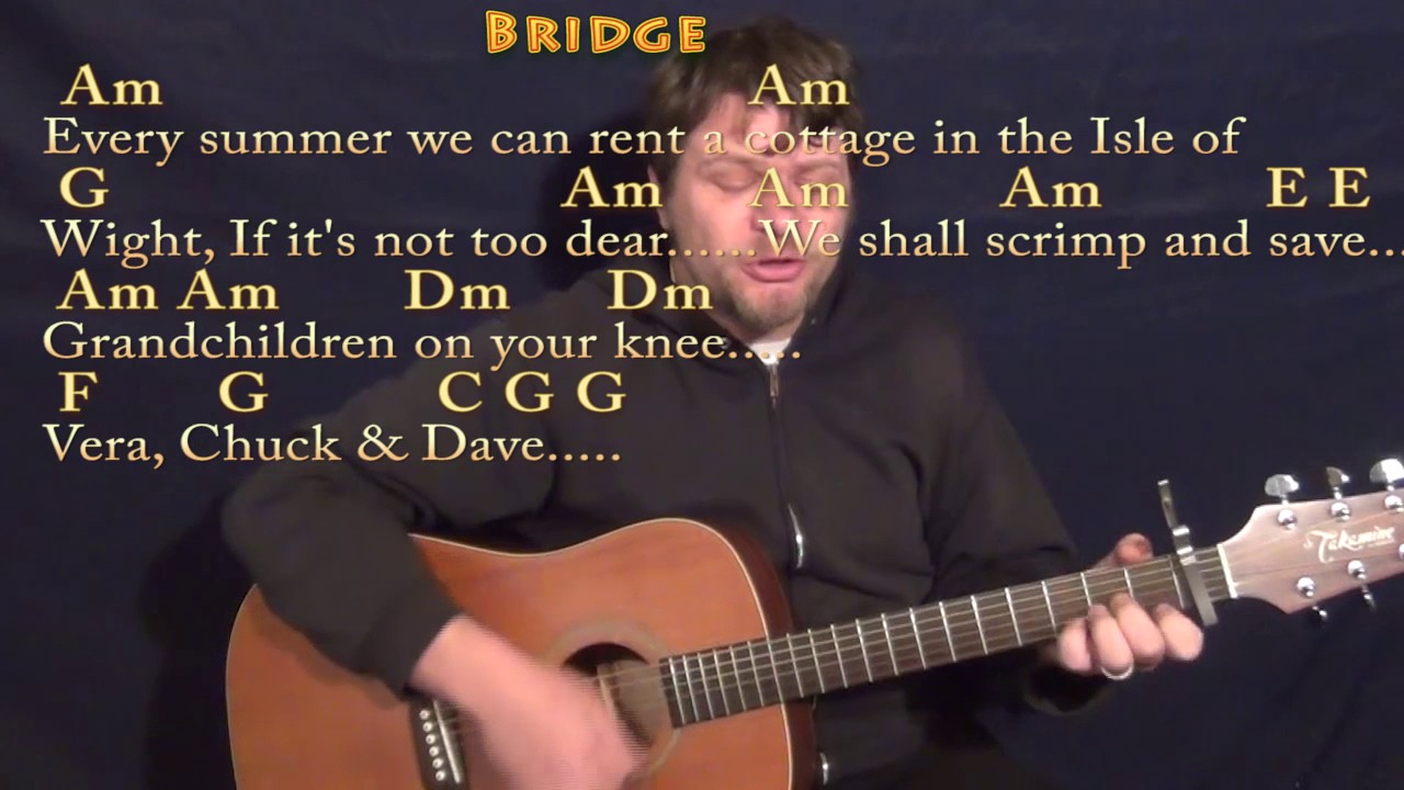 When I'm Sixty-Four (The Beatles) Strum Guitar Cover Lesson with Chords/Lyrics - Capo 1st
