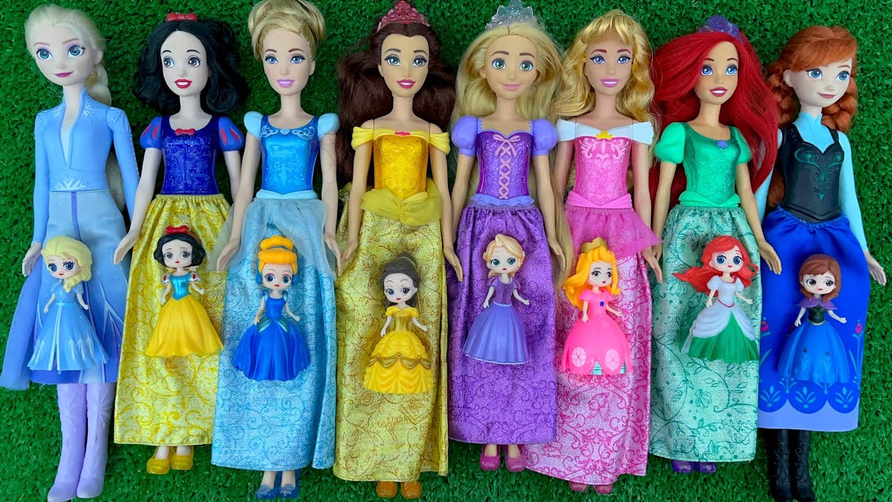 Disney Princess Doll Makeover ~ DIY Miniature Ideas for Barbie  , Dress, Faceup, andMore! DIY