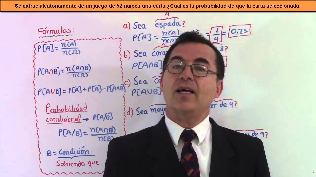 Cálculo de probabilidades con cartas   2