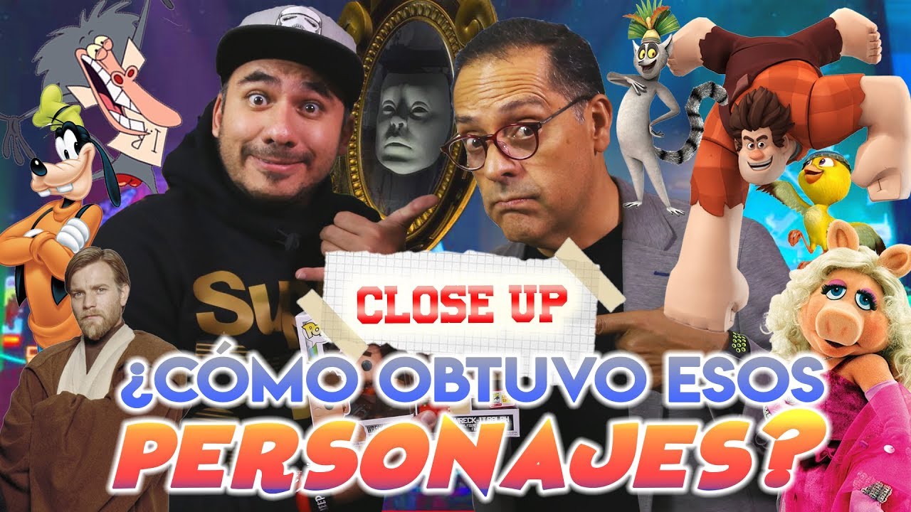 La voz de Ralph el Demoledor, Rey Julien, Piggy, Goofy y más: MARIO FILIO #CloseUp