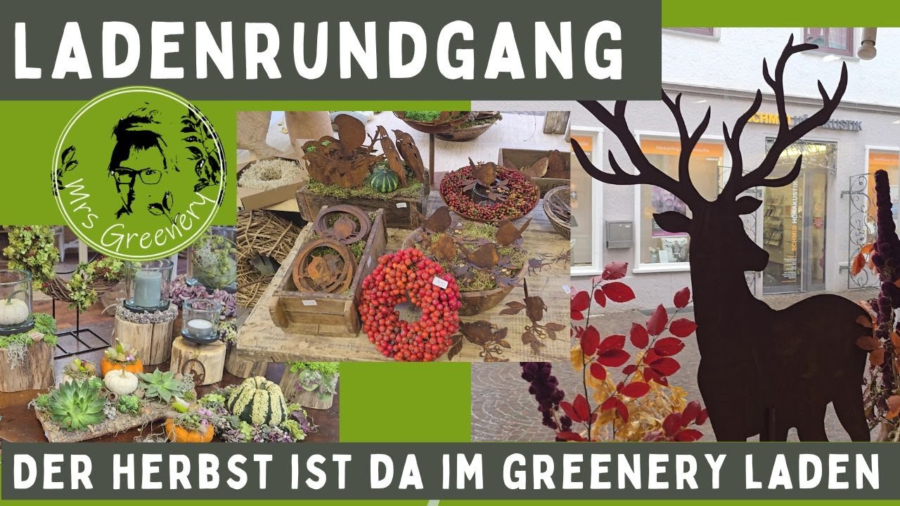 Herbstlicher Ladenrundgang bei Mrs Greenery