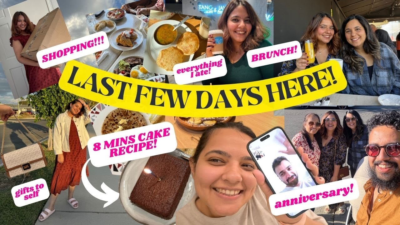 WEEK VLOG: Mom & I made CHOCOLATE CAKE in 8 Mins (Recipe!), SHOPPING, Brunch, FOOD, Baby's Firsts!
