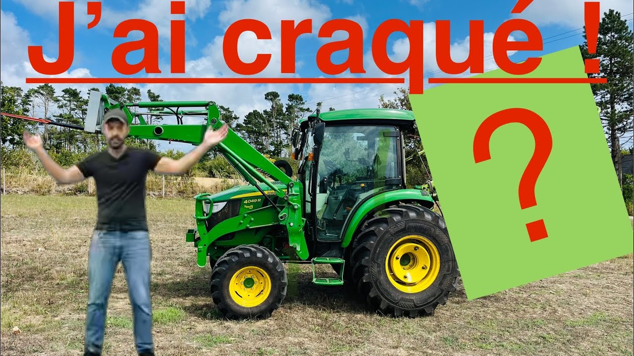 J’ai acheté une..? Le 4R en aura plein son compte ??! Hâte de voir ça au travail 💪 microtracteur