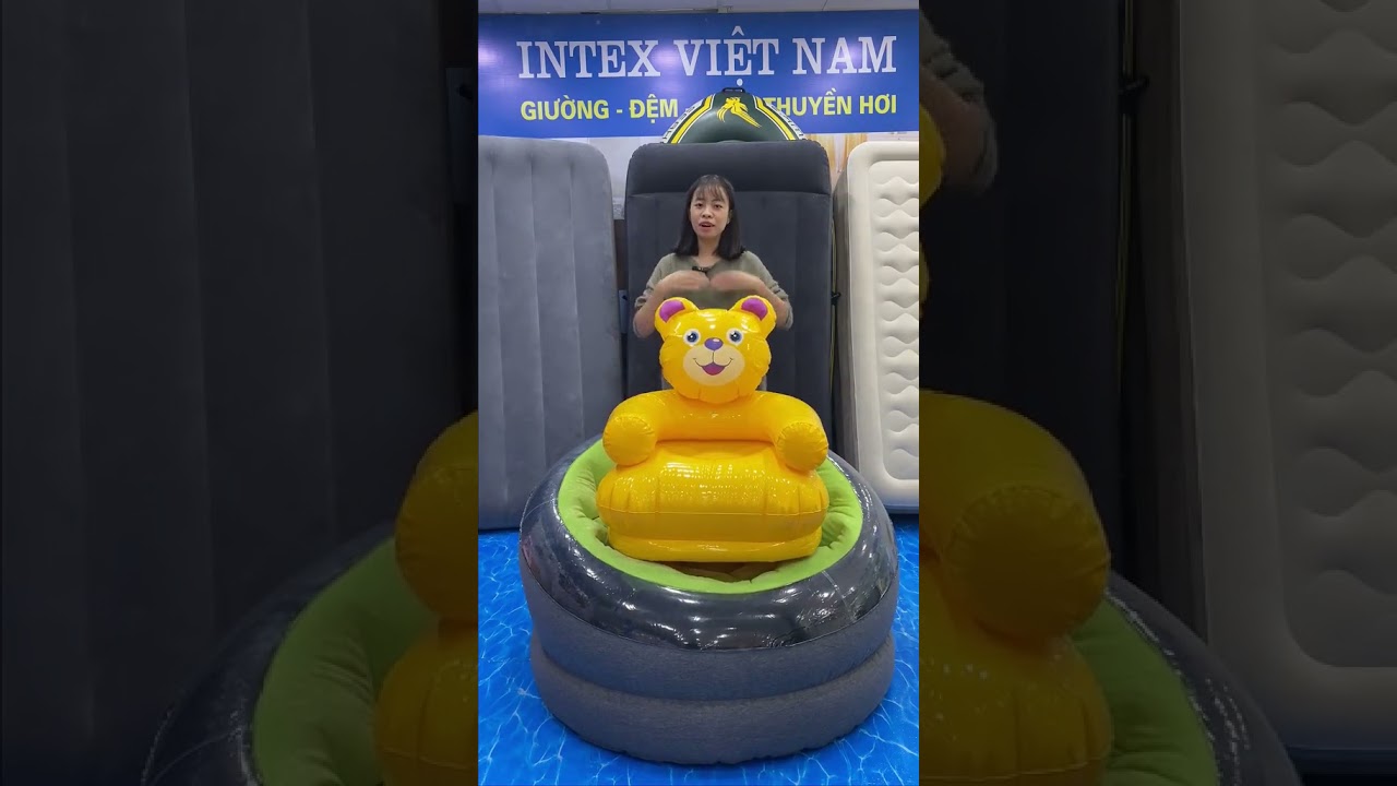 Ghế hơi intex phi&ecirc;n bản mới #xuhuong #intex #intexvietnam #ghehoi