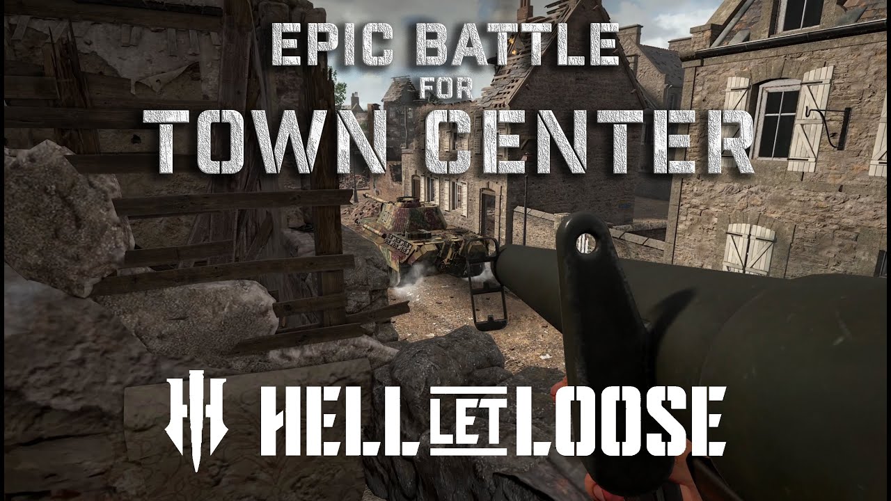 Hell Let Loose Gameplay - Epic Battle for Town Center on Carentan (4k 60fps)