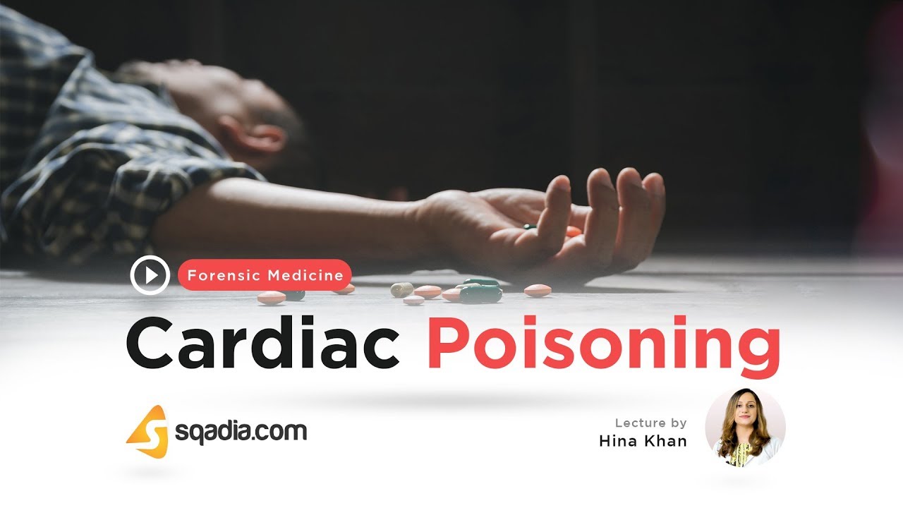 Cardiac Poisoning | Forensic Medicine Lectures | Medical Student Education | V-Learning