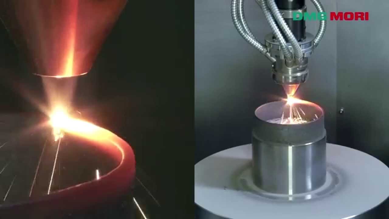 Hybrid machine (3D printer and 5 axis milling-machine)