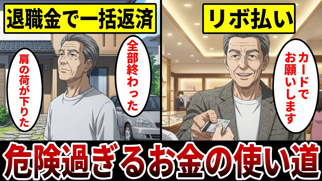 【漫画】老後崩壊する最悪の悪習慣『ダメなお金の使い方』を続けた男の悲惨な老後の末路…。