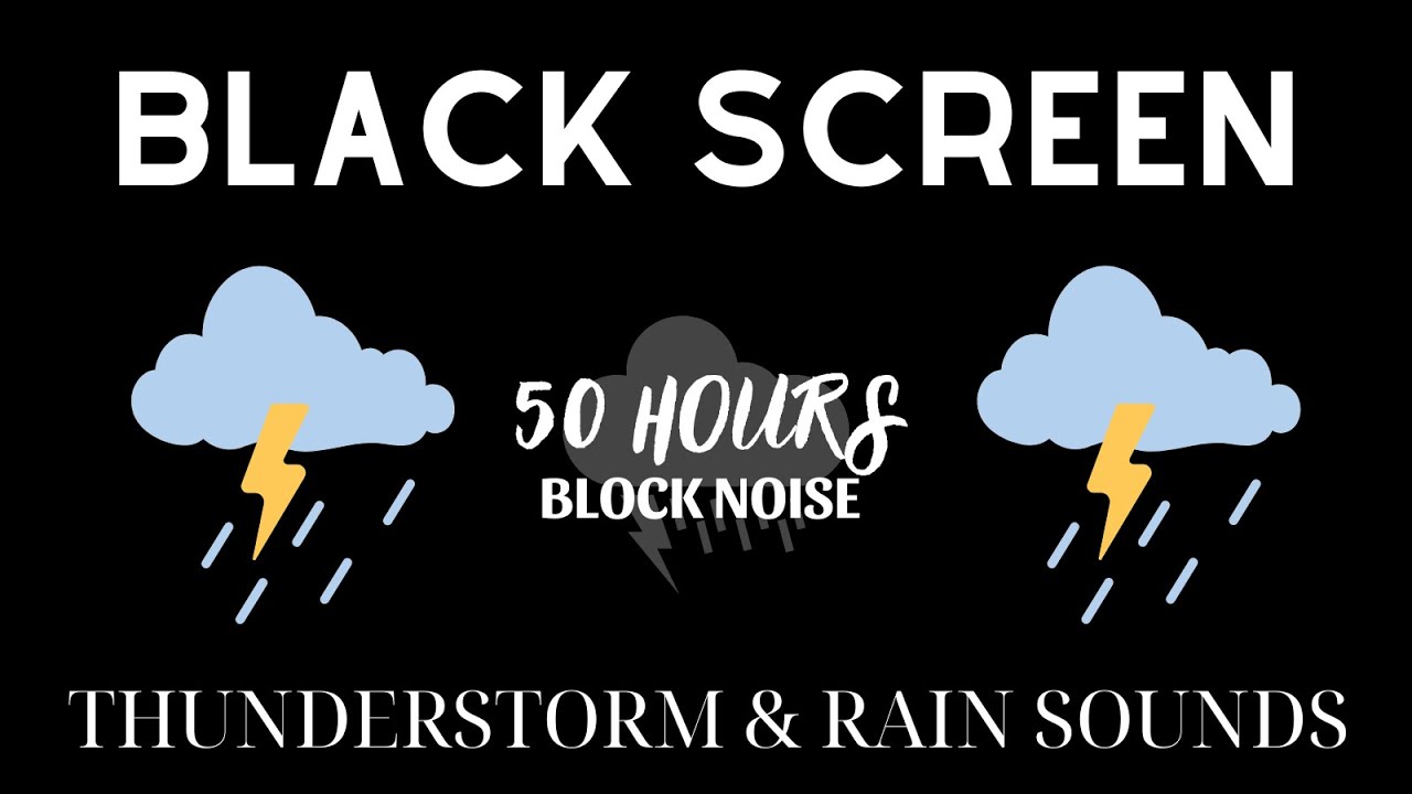 50 Hours of Thunderstorm & Rain Sounds | Relaxing Sleep Ambience