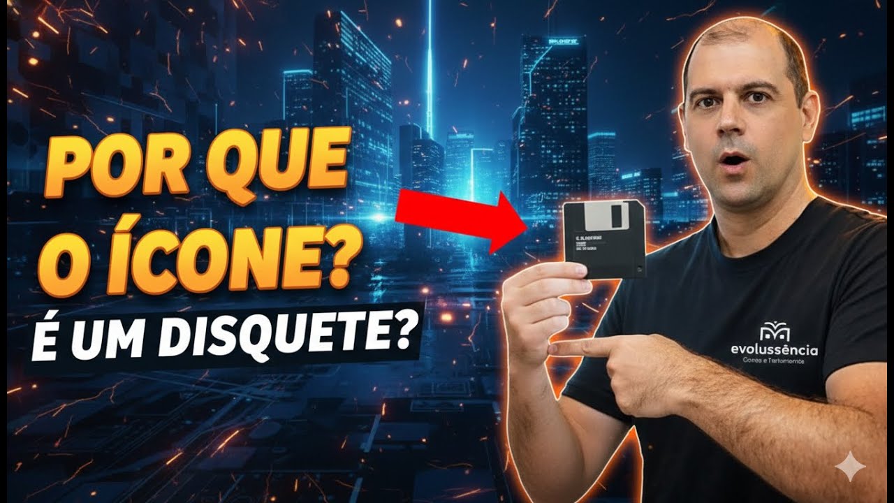 Por que o &iacute;cone de SALVAR &eacute; um Disquete? (Voc&ecirc; sabia disso?)