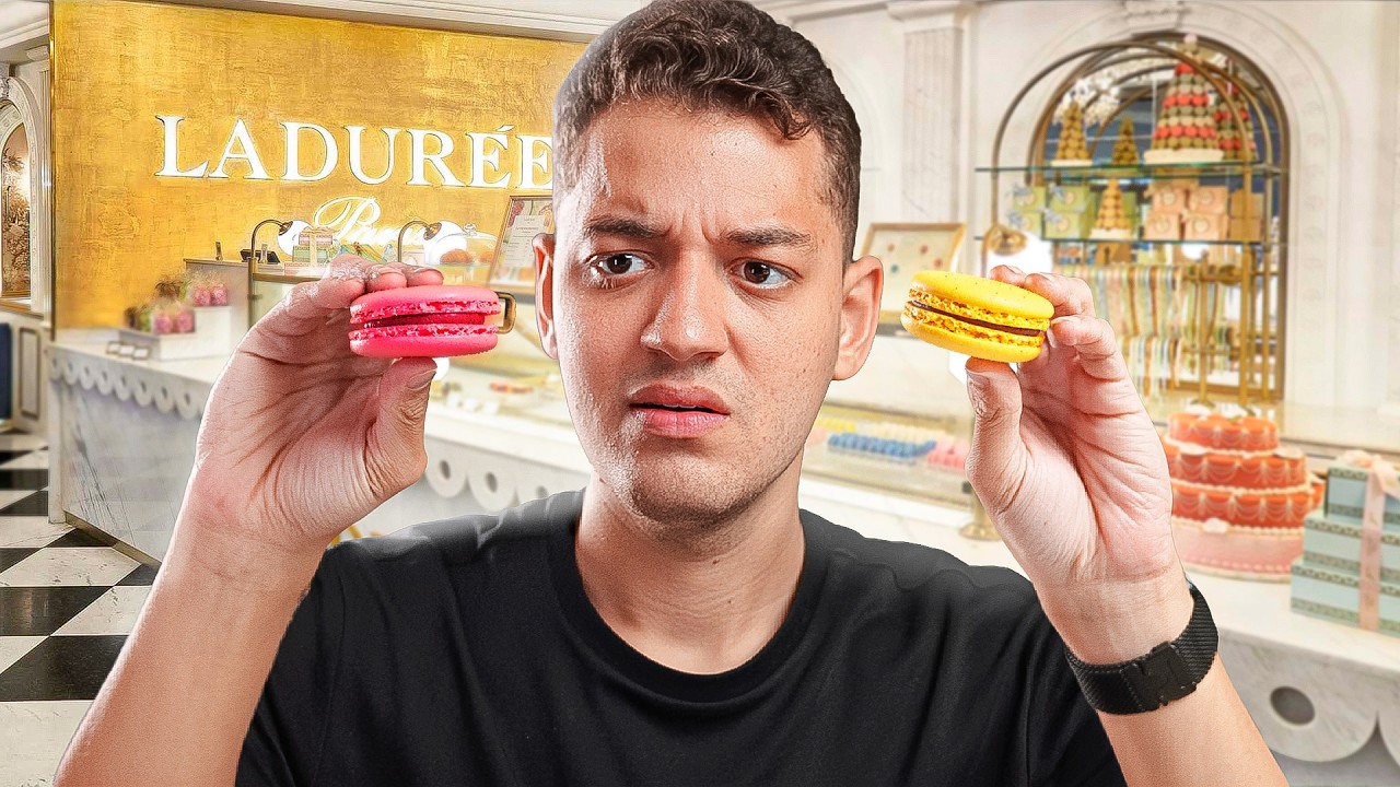 Fui na cafeteria MAIS FAMOSA de PARIS e experimentei um MACARON