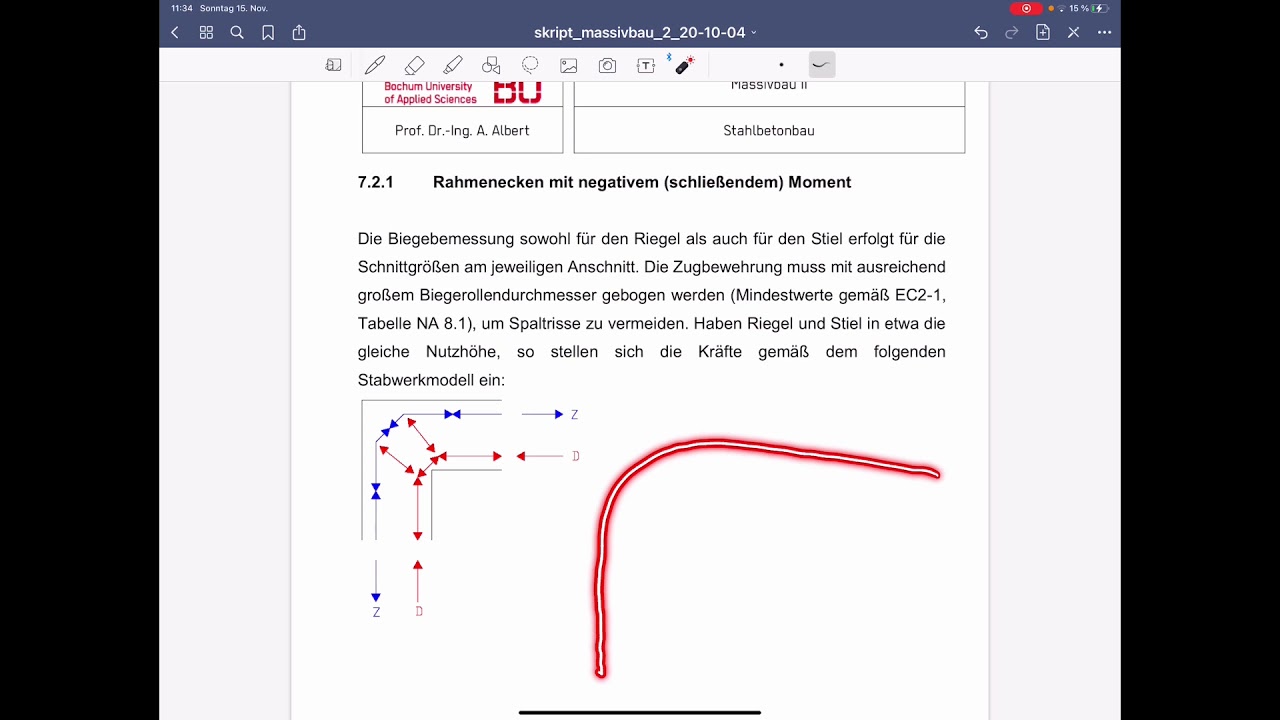Massivbau 2, Vorlesung 13