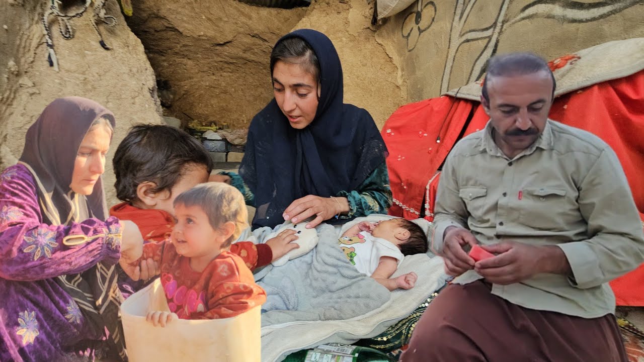 Nomadic Life | Helping Usuldin with livestock, baking local bread, and a beautiful day
