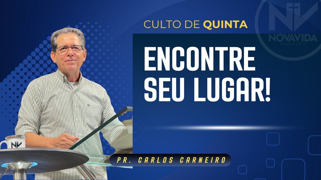 ENCONTRE SEU LUGAR! | 15/01/26