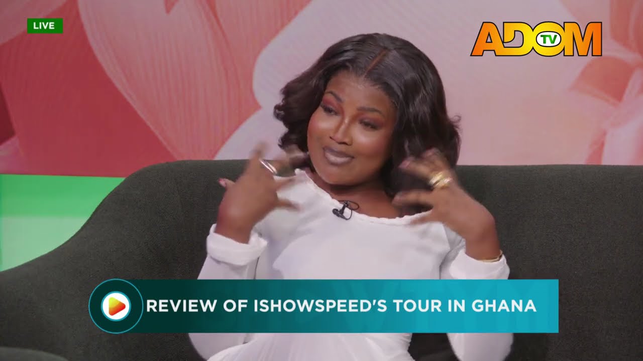 Review of Ishowspeed's tour in Ghana - Showtym on Adom TV (14-02-26)