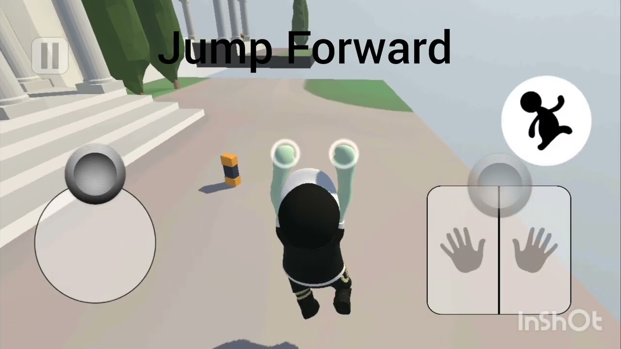 How to Human Fall Flat on your Mobile - FrontFlip Tutorial